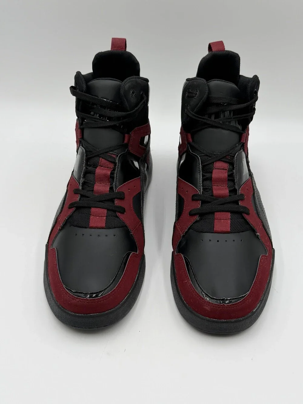 Puma FTR Trinomic Slipstream Men’s Size 14 Black Maroon Sneakers 356332-01